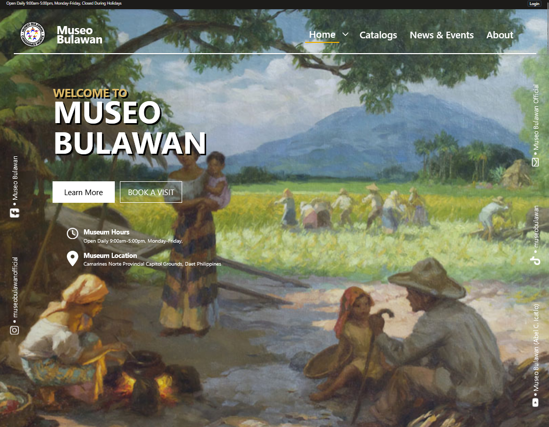 Museo Bulawan portal and booking